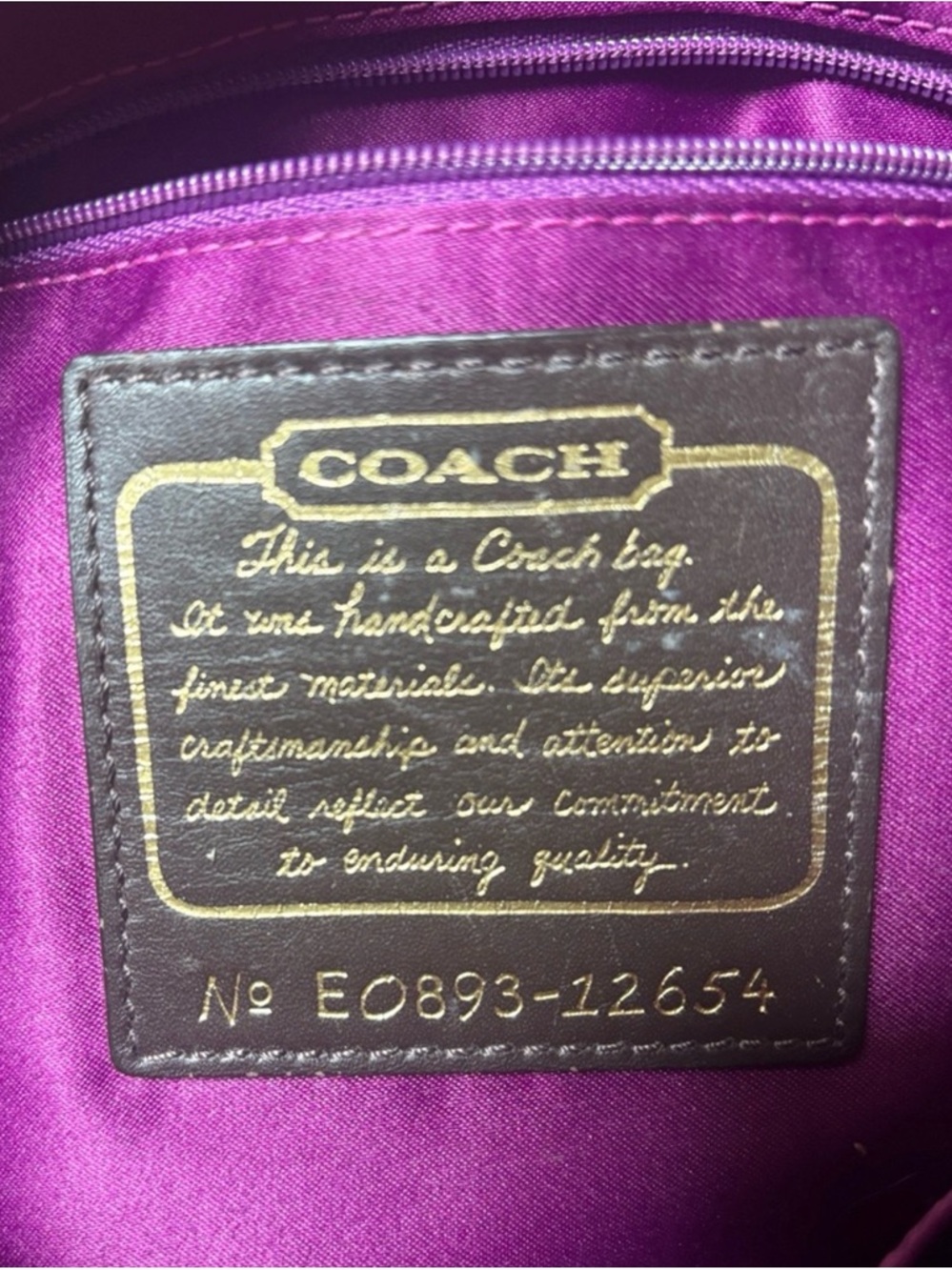 COACH Garcia Legacy Medium Flap Shoulder Bag - Picture 10 of 10